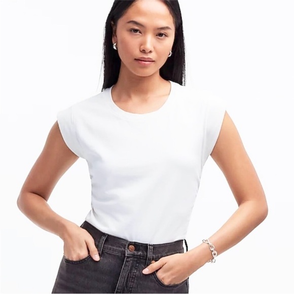 Madewell Tops - Madewell White Muscle Tee